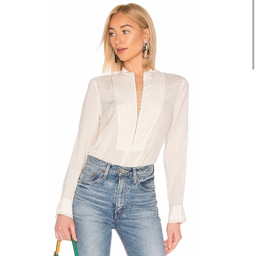 Rag and Bone Alfie silk top